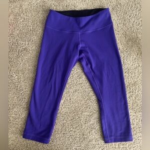 Lululemon Wunder Under Crop Leggings Size 8
